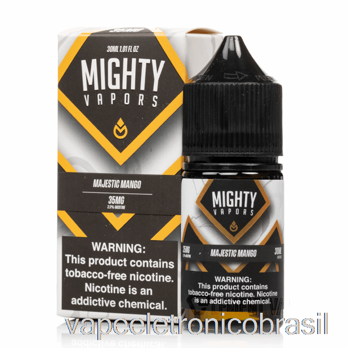 Vape Recarregável Majestic Mango - Poderosos Vapores Sais - 30ml 35mg